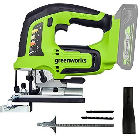 Scie sauteuse sans fil Greenworks GD24JS 24 V (sans batterie et chargeur) (1/5)