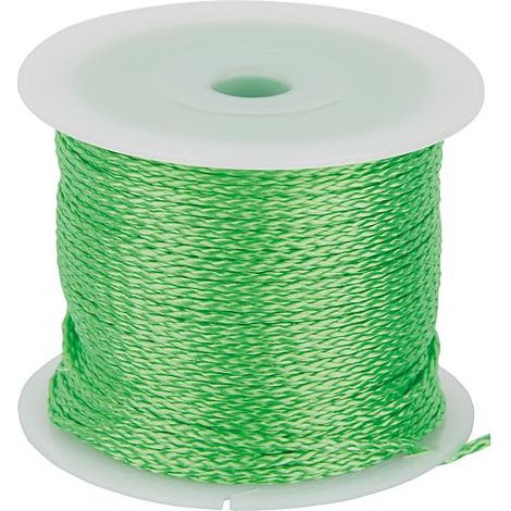 corde de macon vert, 2mmx100m fluorescent