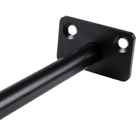 Soporte invisible para estantes flotantes de hierro negro – Juego de 4 soportes ocultos de 150 mm A01 (1/5)