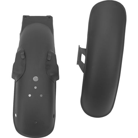 1 paire de garde-boues de moto antichoc, robustes, avant et arrière, de rechange pour Suzuki CG125 GN125, noirs. (1/5)
