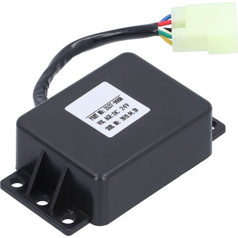 Relais de sécurité capteur interrupteur minuterie 24V ABS nylon pour pelle Daewoo DH225-7 DH215-7 DH220-5 essuie-glace OEM 2537-9008 TOSD-02-057 (1/5)