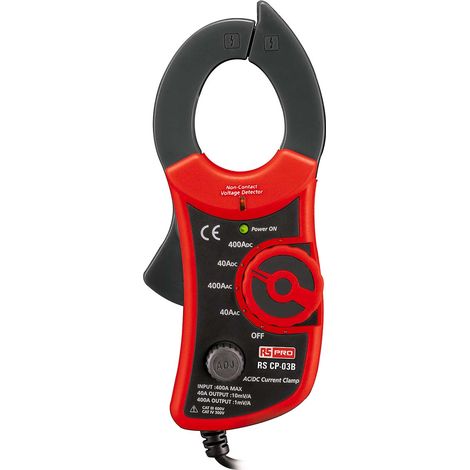 Adaptateur de pince ampéremétrique pour multimètre AC/DC, 400A c.a./ 400A ( Prix pour 1 )