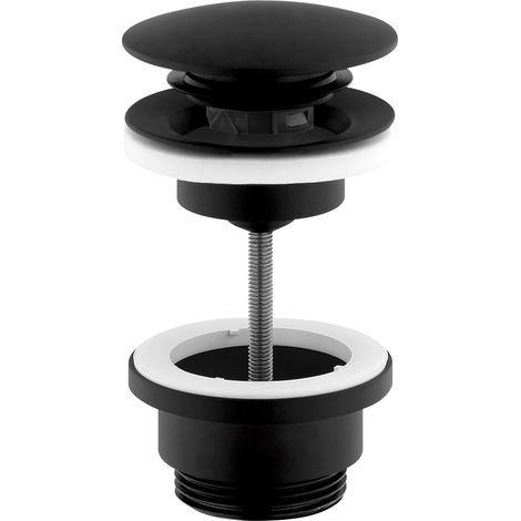 Cgs - Piletta Click-Clack Con Vite Da 1" 1/4 - Colore: Nero