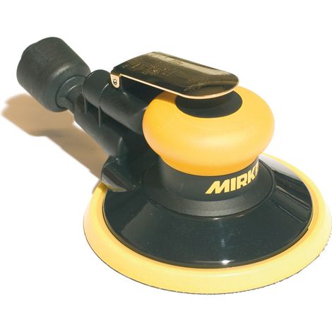 Mirka – Ponceuse pneumatique orbitale aléatoire 150mm – Raccord d’entrée d’air 1/4" – Pour bois dur et teck – Moteur performant