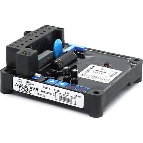 Générateur sans balais AS540 AVR, régulateur de tension automatique, stabilisateur de puissance, groupe électrogène à fioul brut, accessoires d'alternateur (1/5)