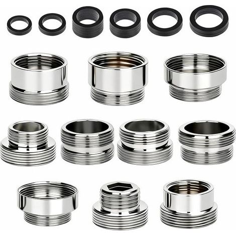 Faucet Aerator Adapter, Faucet Aerator Adapter, Faucet Aerator Adapter, Kitchen Faucet Hose Adapter, Dishwasher Faucet Adapter for Aerator (1/5)