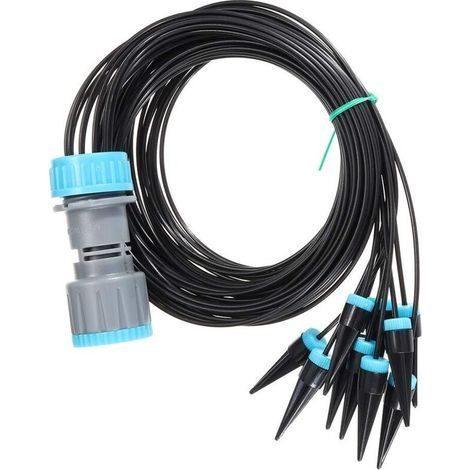 10-Wege-Tropfset mit gebogenem Pfeil für wassersparende Gartenbewässerung (1/3)