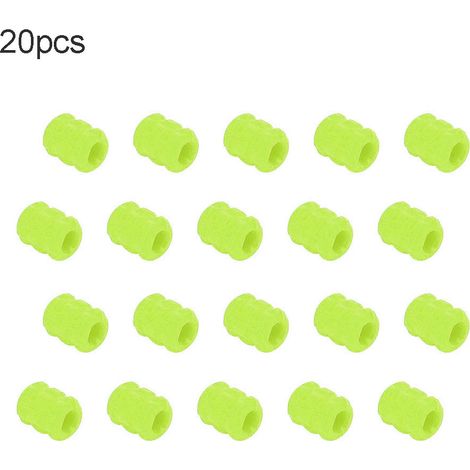 20 pièces RC121 Housse de protection en silicone pour cadre de vélo de route/VTT, gaine pour câble de frein, protection pour tuyau, verte (lumineuse)-AquaForge (1/5)