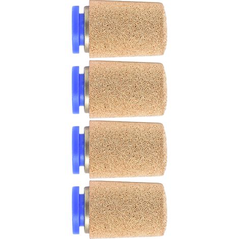 4 Stück Luft-Pneumatik-Schalldämpfer Auspuff-Dämpfungs-Schalldämpfer Geräuschfilter Reduzierungs-Hardware PSF-8 (1/5)