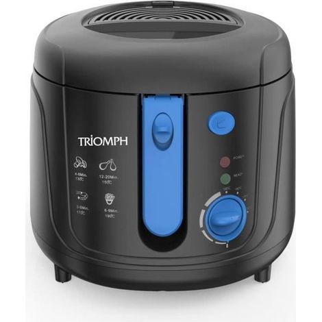 Friteuse électrique Triomph ETF2158 2,5L 1800W, parois froides, température réglable (1/4)