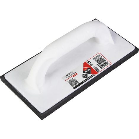 Rubi – Talochon caoutchouc à jointoyer – Dureté variable pour joints de 3 à 20mm – Finition précise pour béton armé – 250mm
