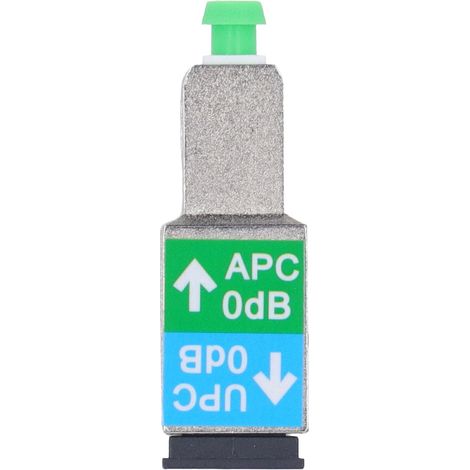 1 Connecteur Fibre Optique, Adaptateur SC APC Mâle Vers UPC Femelle, Manchon Céramique Métal, Réseau Communication (1/5)