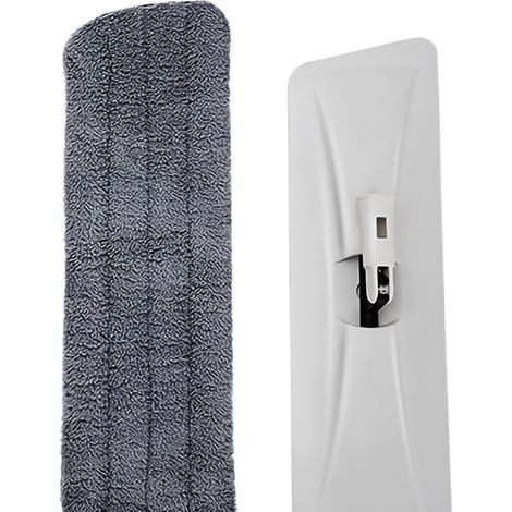 Balai à pulvérisation microfibre humide et sec nettoyage sol maison cuisine salon léger ergonomique blanc