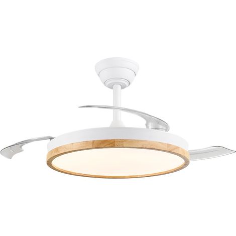 Ventilador LED aspas retráctiles Chief Blanco 60W