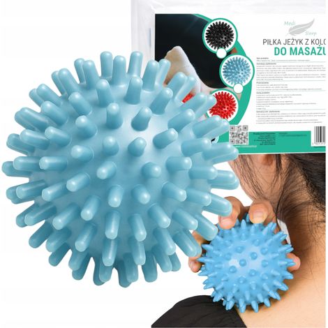 PELOTA DE REHABILITACIÓN CON PINCHOS, PELOTA DE MASAJE SENSORIAL DURO (1/5)