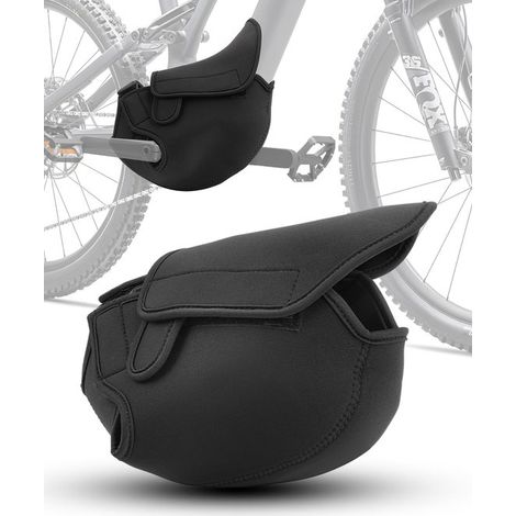 Neopren-Motorschutzhülle für E-Bike-Mittelmotoren, verstellbare Klettverschluss-Schutzhülle, Abmessungen 29 x 26 x 19,5 cm, wasserabweisender Bodenblock (1/5)