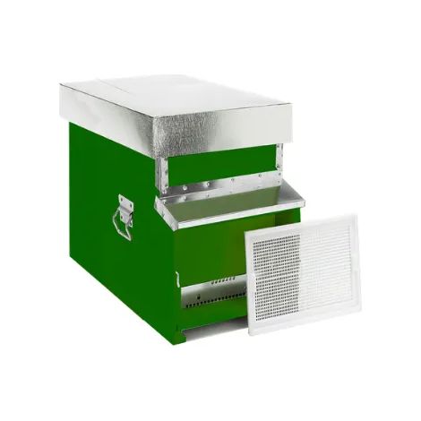 Arnia 1087H Dadant-Blatt 7 favi nomadismo fondo mobile antivarroa - Verde