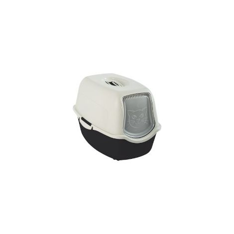 Bac à litière pour chat avec couvercle – Largeur 560 mm – Hauteur 390 mm – Poignée de transport – Filtre carbone inclus