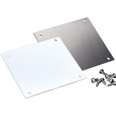Alu-Rinnenendkappen-Set pressblank HT90