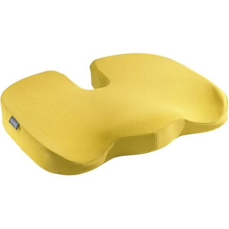 Leitz Ergo Cosy coussin ergonomique jaune bureau (1/5)