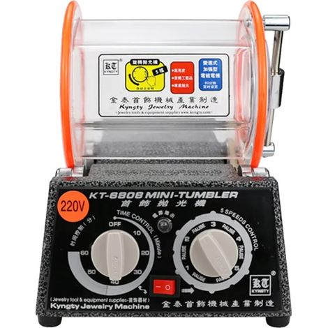 Machine à polir les bijoux, 5 réglages de vitesse, fonction minuterie, 220V (1/2)
