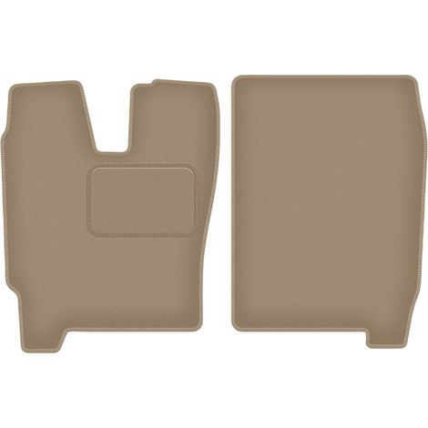 Velours-Fußmatten für: Iveco Eurocargo II LKW 160 (2002–2008), beige