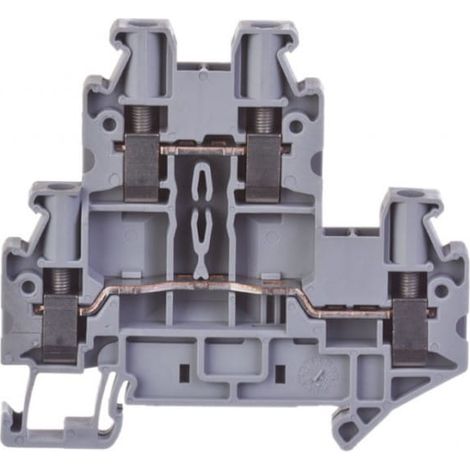 Conector de riel de 2 niveles 6mm2 uttb 4 gris 3044814