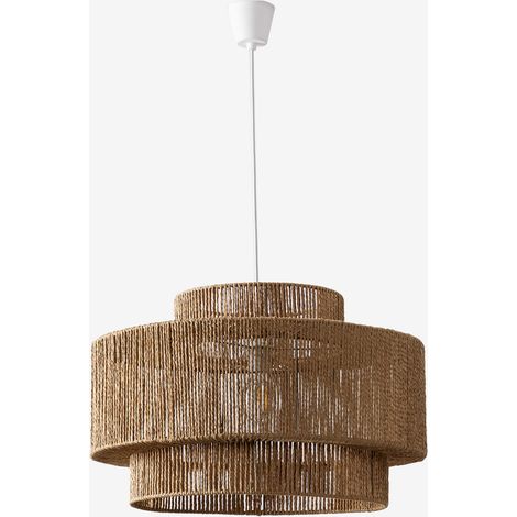 SKLUM Außendeckenleuchte Kena aus geflochtenem Papier Ø60 cm (1/5)