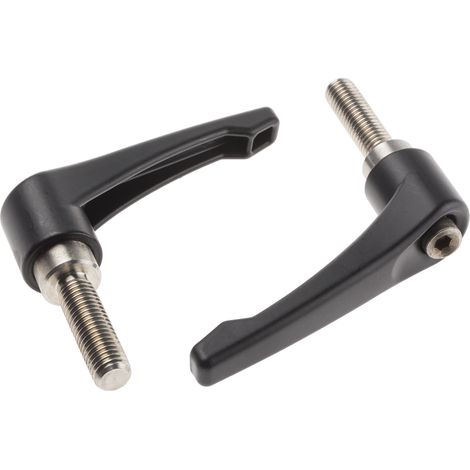 Levier de serrage RS PRO, , filetage M12, Mâle L. 40mm ( Prix pour Paquet de 2 )