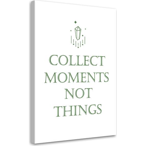 Tableau sur toile Inscription Moments de collecte 40x60 (1/5)