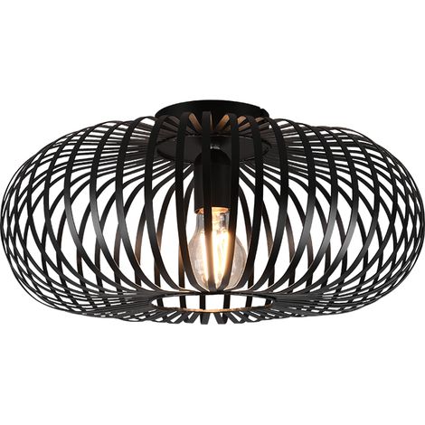 Plafonnier noir johann 40cm - 606900132 (1/5)