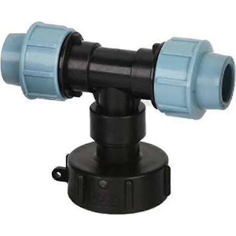 Robinet pour cuves IBC, pour systèmes d'irrigation, réservoirs et tuyauterie extérieure, connexion sécurisée, pratique et étanche.-AquaForge (1/2)