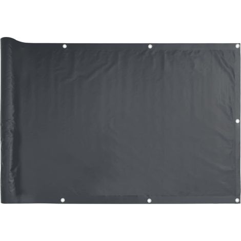 Écran de balcon,Brise Vue de terrasse,Toile de Balcon Anthracite 90x300 cm Tissu Oxford CFW259849 (1/5)