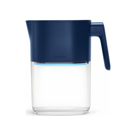 Larq Pitcher PureVis - carafe filtrante intelligente et autonettoyante 1,9 L (bleu Monaco) (1/4)