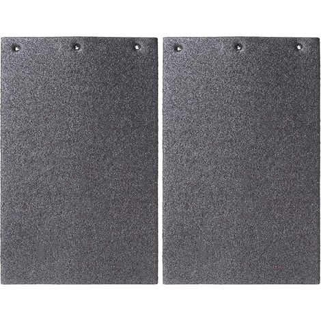 2x Plaque d'appui en Carbone pour Ponceuse 3 Trous 172x110mm 424057-1 Tapis Arrière pour Ponceuse Compatible avec Makita M9400B 9403 MT190 MT9 (1/5)