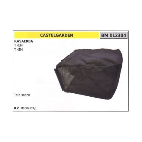 Korb aus Segeltuch CASTELGARDEN Rasenmäher T 434 484 012304