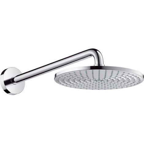 Rociador de ducha HG RAINDANCE S 240 AIR 1jet DN 15 m Br-arm 390mm satinox