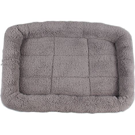 Chien Lit Lavable Paniers pour Animal de Compagnie Matelas Chat Coussin Tapis Chenil pour Chiens，M-45x60cm (1/5)
