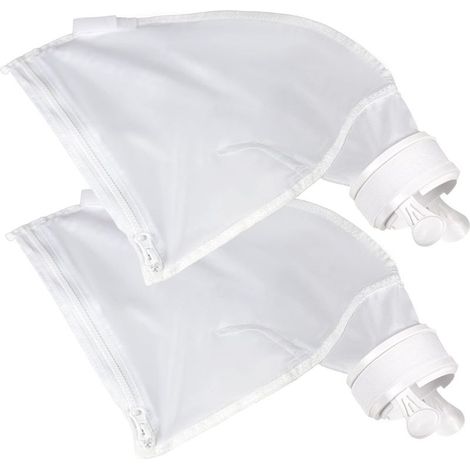 Sac pour Nettoyeur de Piscine pour Polaris 280480, Sacs à glissière en Nylon Blanc Tout Usage(2pk) (1/4)