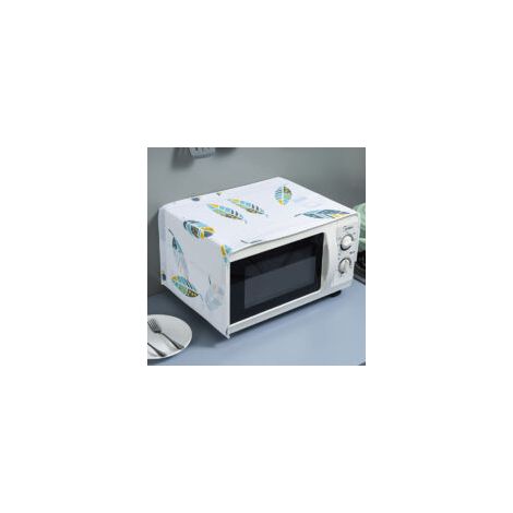 Housse de protection anti-poussière multifonction pour four à micro-ondes/four à micro-ondes, housse anti-graisse avec poche, protection de cuisine, facile à nettoyer, housse anti-poussière (1/5)