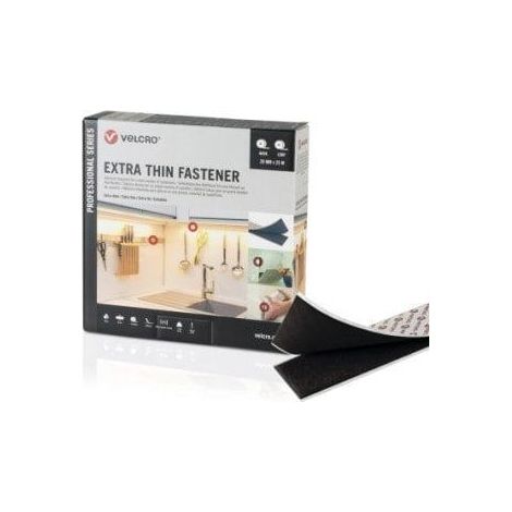 Nastro adesivo VELCRO® nero 20 mm x 25 metri