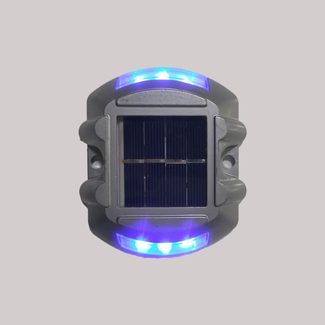 Lampes solaires pour terrasse, éclairage d'allée/de quai, LED sans fil, balises de signalisation extérieures étanches IP68
