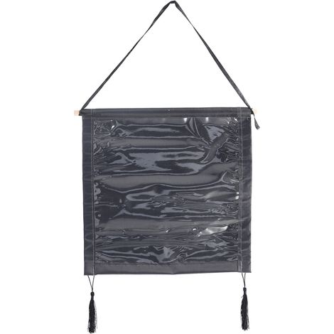 Cadre à accrocher 30x30 cm pour peinture strass, kit décoration murale gris foncé (1/5)