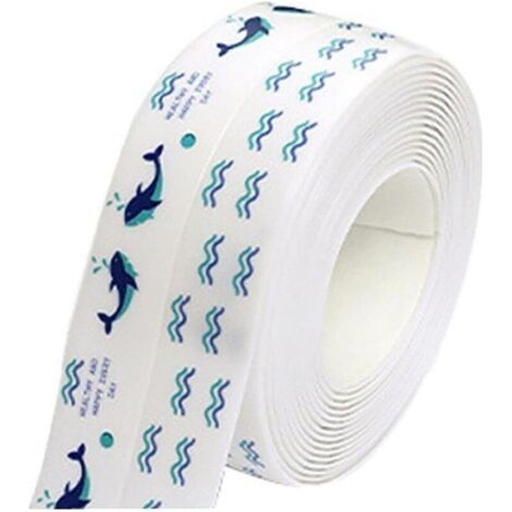 Sealing Tape, Waterproof Self Adhesive Bath Sealing Strip, Caulking Strip, Sealing Tape for Bathroom, Toilet, Kitchen, Wall (1/5)