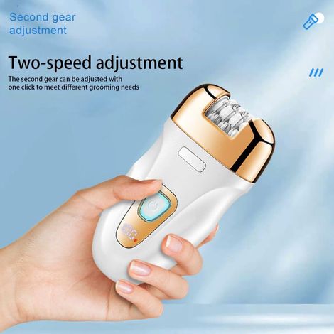 Rasoirs pour femmes, tondeuse bikini pour femmes, rasoirs électriques 3 en 1 pour femmes, tondeuse à cheveux rechargeable, rasoir sans fil pour le visage, les jambes et les aisselles (1/4)