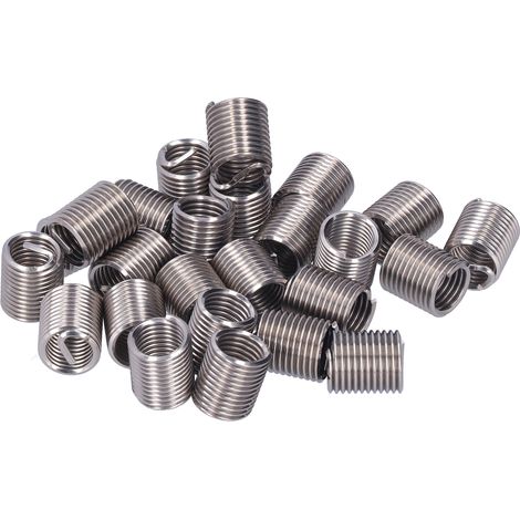 20 pièces de réparation de filetage M12 x 1,75, insert fileté, écrou, rallonge enroulée, consommables 2D