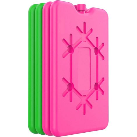 Bloc Glace pour glaciere - Lot de 4 pièces, Chaque de 200 millilitres-Pain de Glace pour Sac Isotherme - Un Accessoire de Refroidissement Indispensable. (1/5)