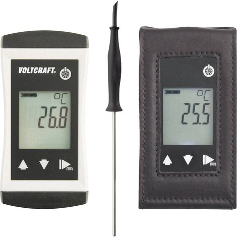 VOLTCRAFT PTM-110 + TG-400 Termometro -70 - 250 °C Sensore tipo Pt1000 IP65 (1/5)