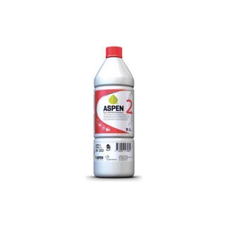 Combustible Aspen 2 Frt (Tecnología de rango completo) - 1 litro para motores de 2 tiempos listo para usar con 2%
