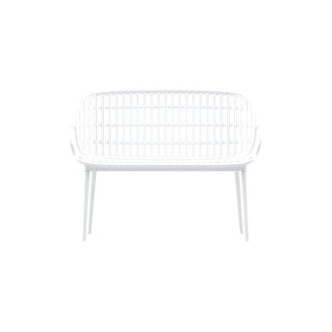 DIVANO POSITANO BAMBOO 115X61,5X81 BIANCO